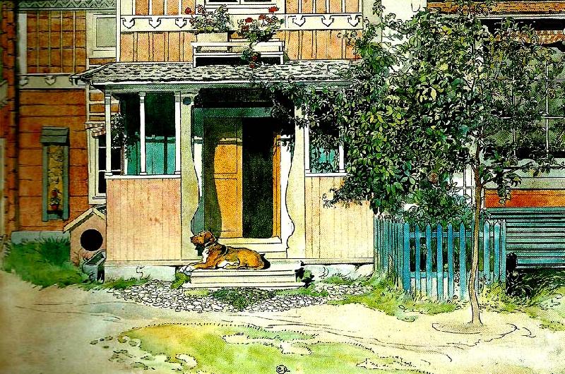 Carl Larsson verandan china oil painting image